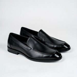 Black Leather Loafers