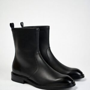 Black Leather Boots
