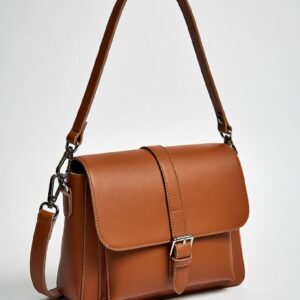 Tan Leather Shoulder Bag